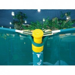 Cama Elástica Rosa Con Red 396 X 260 Cm Kogee Co. Tr-1302-E2-7g-P1 | PiscinasDesmontable