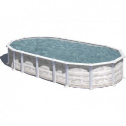 Piscina de 730x375x132 cm. de Acero Islandia Gre KITPROV7388N