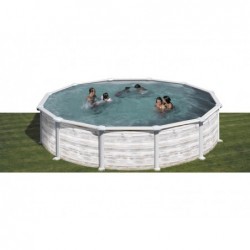 Piscina de 550X132 cm. de Acero Groenlandia Gre KITPR558N | PiscinasDesmontable