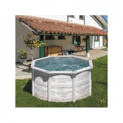 Piscina de 240X120 cm. de Acero Finlandia Gre KIT240N | PiscinasDesmontable