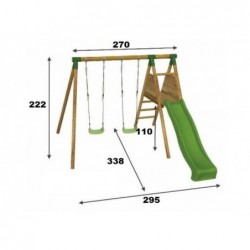 Parque Infantil Mauna Loa con Asiento para Bebé de Masgames MA700011B | PiscinasDesmontable