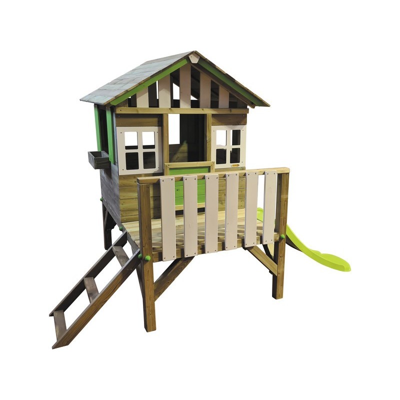 Casita de madera infantil MASGAMES LOLLIPOP BLANCA