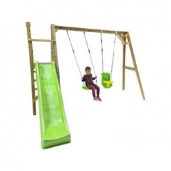 Parque Infantil Lignum con Asiento para Bebé de Masgames MA700067 | PiscinasDesmontable