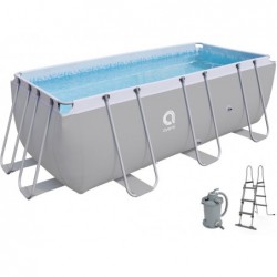 Piscina Desmontable de 400x200x99 cm. Rectangular con Depuradora Jilong 17726-EU