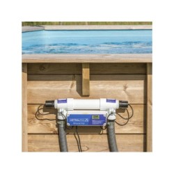 Sistema de Desinfección de Agua por UV para Piscina Elevada de Hasta 25.000l Gre UVC25 | PiscinasDesmontable