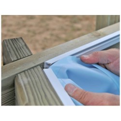 Liner Azul para Piscinas de Madera de 428x136 cm. Gre F790302 | PiscinasDesmontable