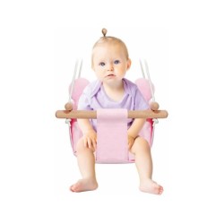 Columpio Rosa de Diseño para Bebés | PiscinasDesmontable