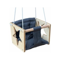 Columpio Madera Diseño Estrella para Bebés