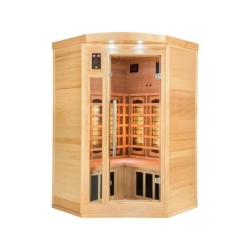 Sauna de Infrarrojos Apollon 2C Angular de 190x120x120 cm