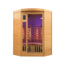 Sauna de Infrarrojos Apollon 2C Angular de 190x120x120 cm | PiscinasDesmontable