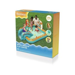 Centro de Juegos Retro Groove Hinchable 193x152x74 cm Bestway 53164 | PiscinasDesmontable