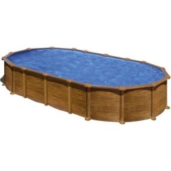 Piscina Oval Gre Imita Madera Amazonia. 730 X 375 X 132 Cm