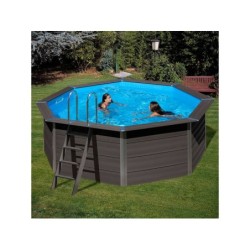 Piscina Composite Madera. 410 X 124 Cm. Gre Kpco41