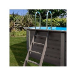 Piscina Composite Madera. 410 X 124 Cm. Gre Kpco41  | PiscinasDesmontable