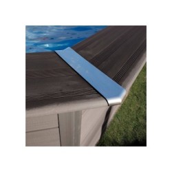 Piscina Cuadrada Madera Gre Kpcor28 Composite 326x326x124 Cm  | PiscinasDesmontable