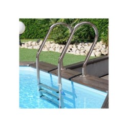 Piscina Ovalada Madera Gre 790098 Vermela 672x472x146 Cm  | PiscinasDesmontable