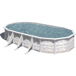 Piscina de 730x375x132 cm. de Acero Groenlandia Gre KITPROV738N