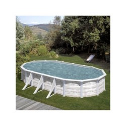 Piscina de 730x375x132 cm. de Acero Groenlandia Gre KITPROV738N | PiscinasDesmontable