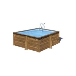 Piscina de Madera Carra 3 Cuadrada de 305x305x119 cm de Gre WPCARR3