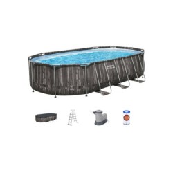 Piscina Power Steel de 610x366x122 cm Bestway 5611R