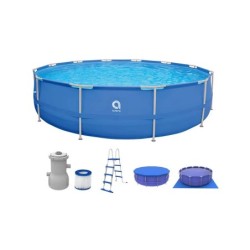 Piscina Desmontable Redonda Sirocco Blue de 450x122 cm Avenli 17802EU
