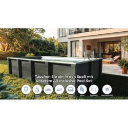 Piscina Rectangular Avantgarde Nova Composite de 595x315x126 cm Gre KPCOR60LT | PiscinasDesmontable