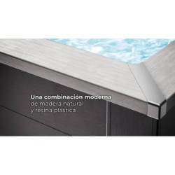 Piscina Cuadrada Composite Avantgarde Nova de 315x315x96 cm Gre KPCOR28T | PiscinasDesmontable