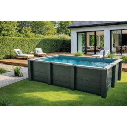 Piscina Rectangular Composite Avantgarde Nova de 315x175x96 cm Gre KPCOR2814T