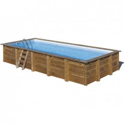 Piscina De Madera Braga De 815x420x146 Cm. Gre 790207