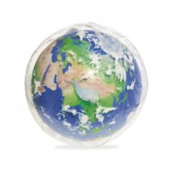 Pelota Hinchable De 61 Cm Globo Terráqueo Con Luz Led Bestway