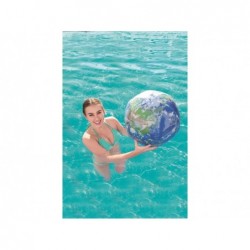 Pelota Hinchable De 61 Cm Globo Terráqueo Con Luz Led Bestway | PiscinasDesmontable