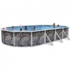 Piscina Piedra Gris 730x366x120 Cm. Toi 8136